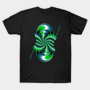 Fractal spiral pattern T-Shirt